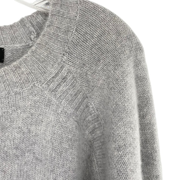J. Crew Women’s Gray Cashmere Tunic Sweater Crewneck - Picture 6 of 8